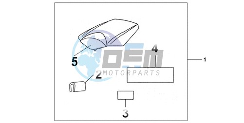 REAR SEAT COWL REPSOL