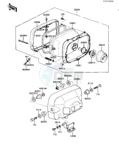 KZ 550 D [GPZ] (D1) [GPZ] drawing HEADLIGHT