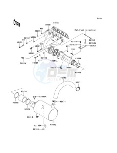 JT 1500 A [STX-15F] (A6F-A9F) A9F drawing MUFFLER-- S- --- A9F- -