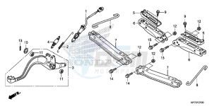 TRX420FAD TRX420 Europe Direct - (ED) drawing PEDAL/STEP