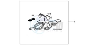 GL1800A NZ - (NZ) drawing HEAD SET (FULL FACE)