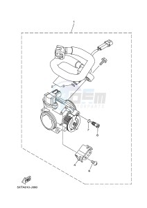 XT250 XT250G (1YBK) drawing INTAKE 2