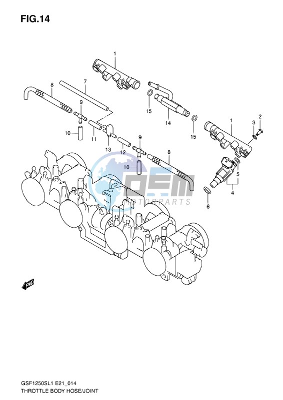 THROTTLE BODY HOSE-JOINT