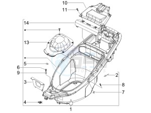 Runner 50 Pure Jet SC (UK) UK drawing Helmet box - Undersaddle