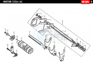 TANGO-125-E4-BLACK drawing PRE-SELECTOR GEAR