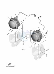 YXE850EN YX85EPAL (BAN6) drawing HEADLIGHT