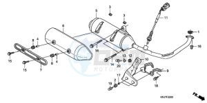 FES1259 Europe Direct - (ED) drawing EXHAUST MUFFLER