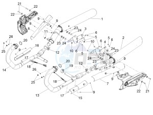 MGX 21 FLYING FORTRESS 1380 USA drawing Exhaust pipe