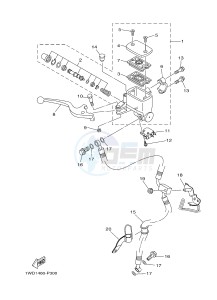 YZF-R25 249 (1WD3) drawing FRONT MASTER CYLINDER