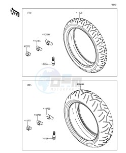 NINJA ZX-6R ZX636EGF FR GB XX (EU ME A(FRICA) drawing Tires