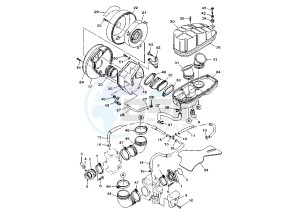 XVS A DRAG STAR CLASSIC 1100 drawing INTAKE