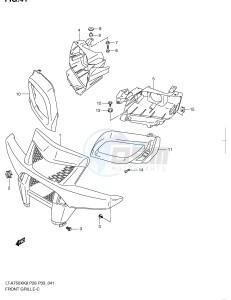 LT-A750X (P28-P33) drawing FRONT GRILLE