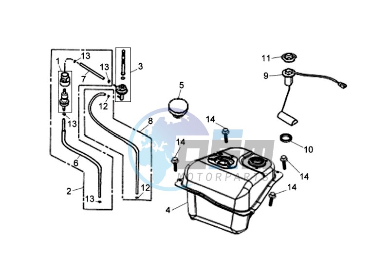 FUEL TANK - FUEL CUT