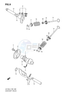 UH125 ABS BURGMAN EU drawing CAMSHAFT-VALVE