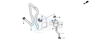 CH125 SPACY 125 drawing BREATHER SEPARATOR (2)