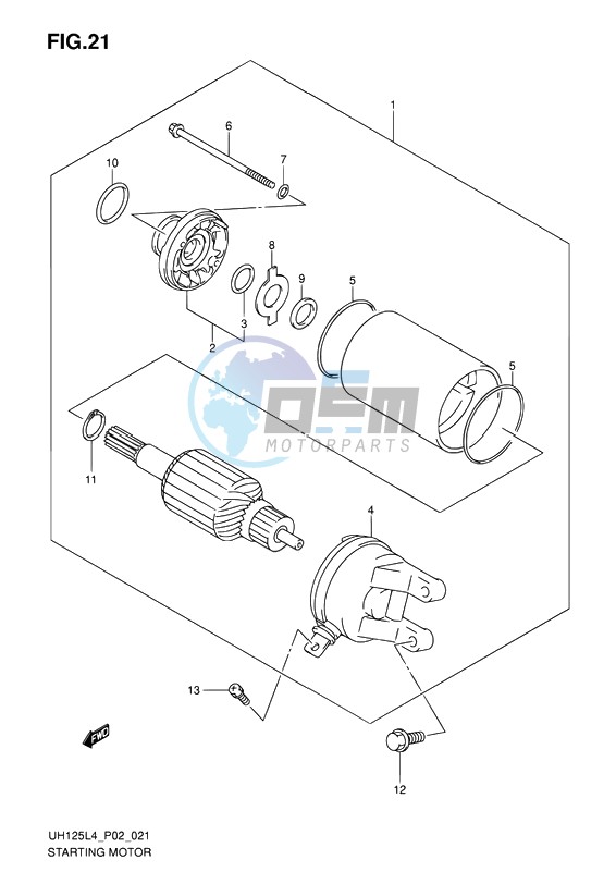 STARTING MOTOR