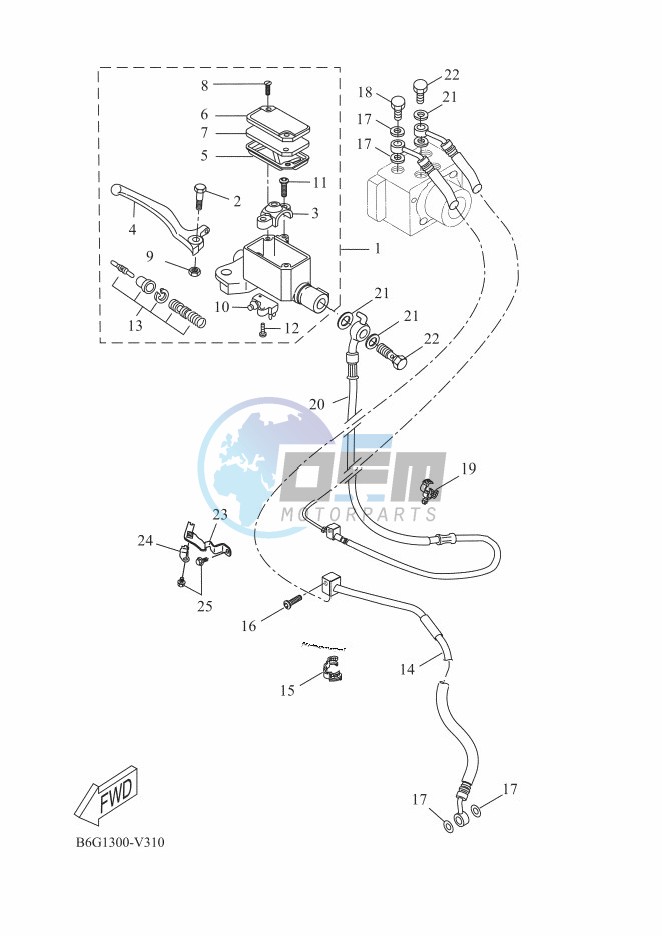 FRONT MASTER CYLINDER