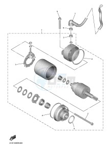 YZF600 R6 (BN6C) drawing STARTING MOTOR