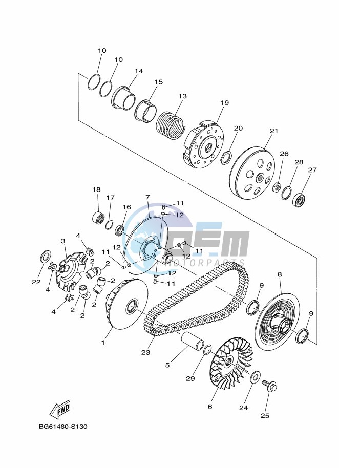 REAR BRAKE CALIPER