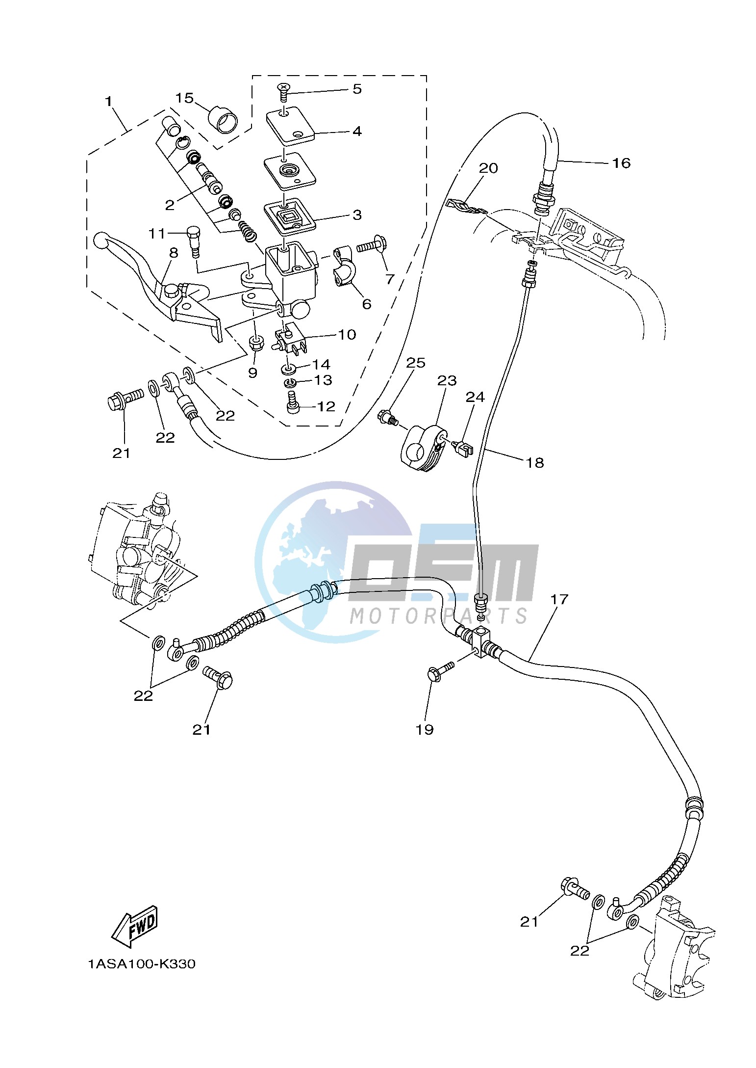 FRONT MASTER CYLINDER