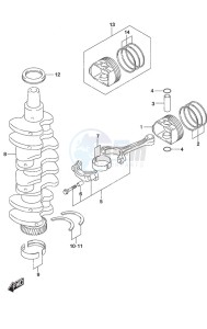 DF 90A drawing Crankshaft