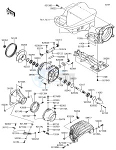 JET SKI ULTRA 310X JT1500LJF EU drawing Jet Pump