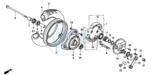 NH80MS drawing FRONT WHEEL