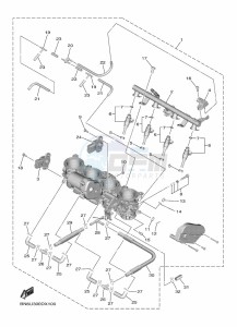 YZF600W YZF-R6 (BN6U) drawing INTAKE 2