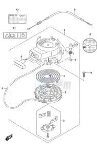 DF 4A drawing Recoil Starter