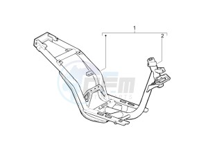 Liberty 50 4T PTT (B-NL) drawing Frame/bodywork