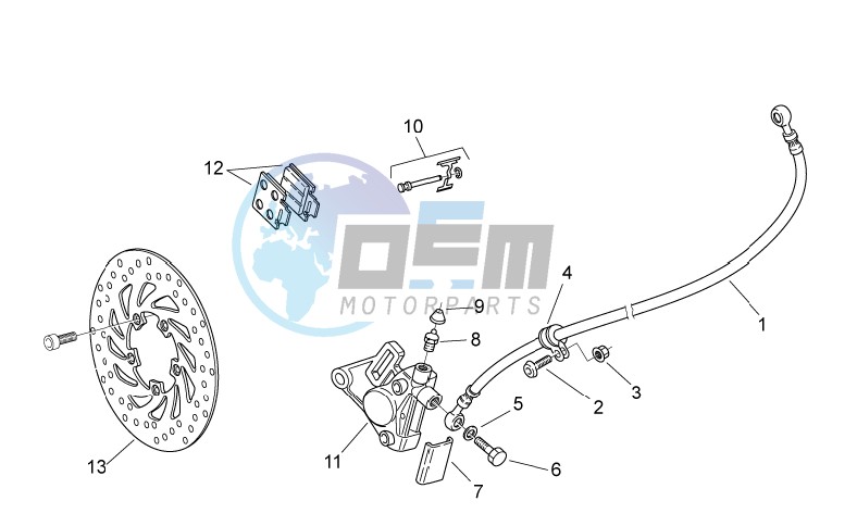 Front brake caliper