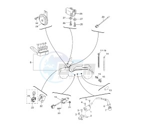 YP R X-MAX 125 drawing ELECTRICAL DEVICES