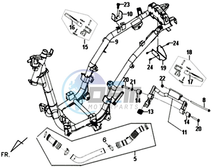 FRAME / ENGINE MOUNT