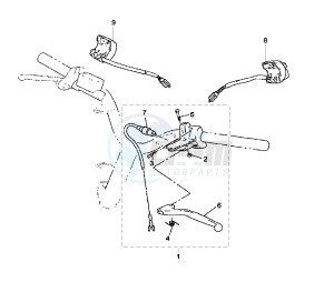 CS JOG R 50 drawing HANDLE SWITCH AND LEVER