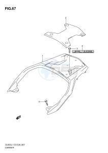 DL650 (E3) V-Strom drawing CARRIER (DL650AL1 E28)