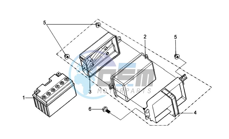 BATTERY - BATTERY HOLDER