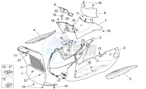 Scarabeo 400-492-500 Light drawing Central body