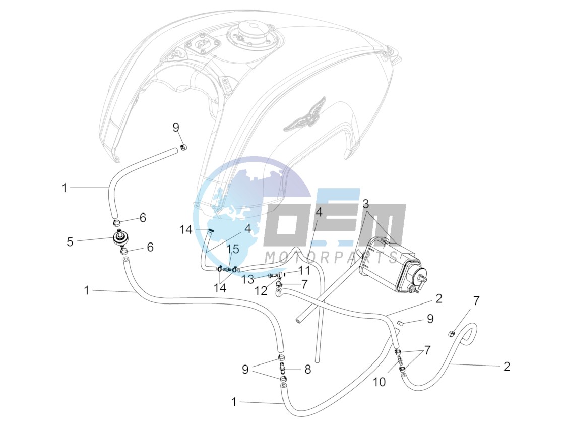 Fuel vapour recover system