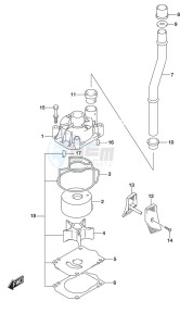 DF 200A drawing Water Pump