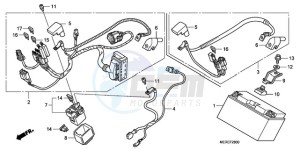 CBF600NA9 Europe Direct - (ED / ABS) drawing BATTERY