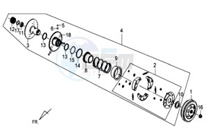 MIO 50 drawing CLUTCH