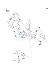 KX 65 A [KX65 MONSTER ENERGY] (A6F - A9FA) A6F drawing IGNITION SYSTEM