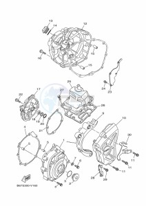 MT-10 MTN1000 (B67S) drawing CRANKCASE COVER 1