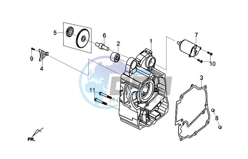 R. CRANK CASE