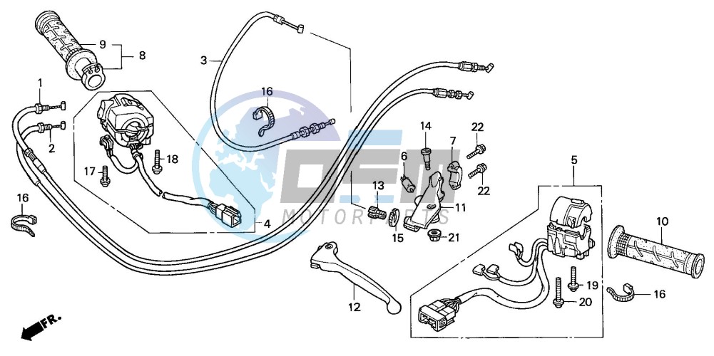 HANDLE LEVER/SWITCH/CABLE