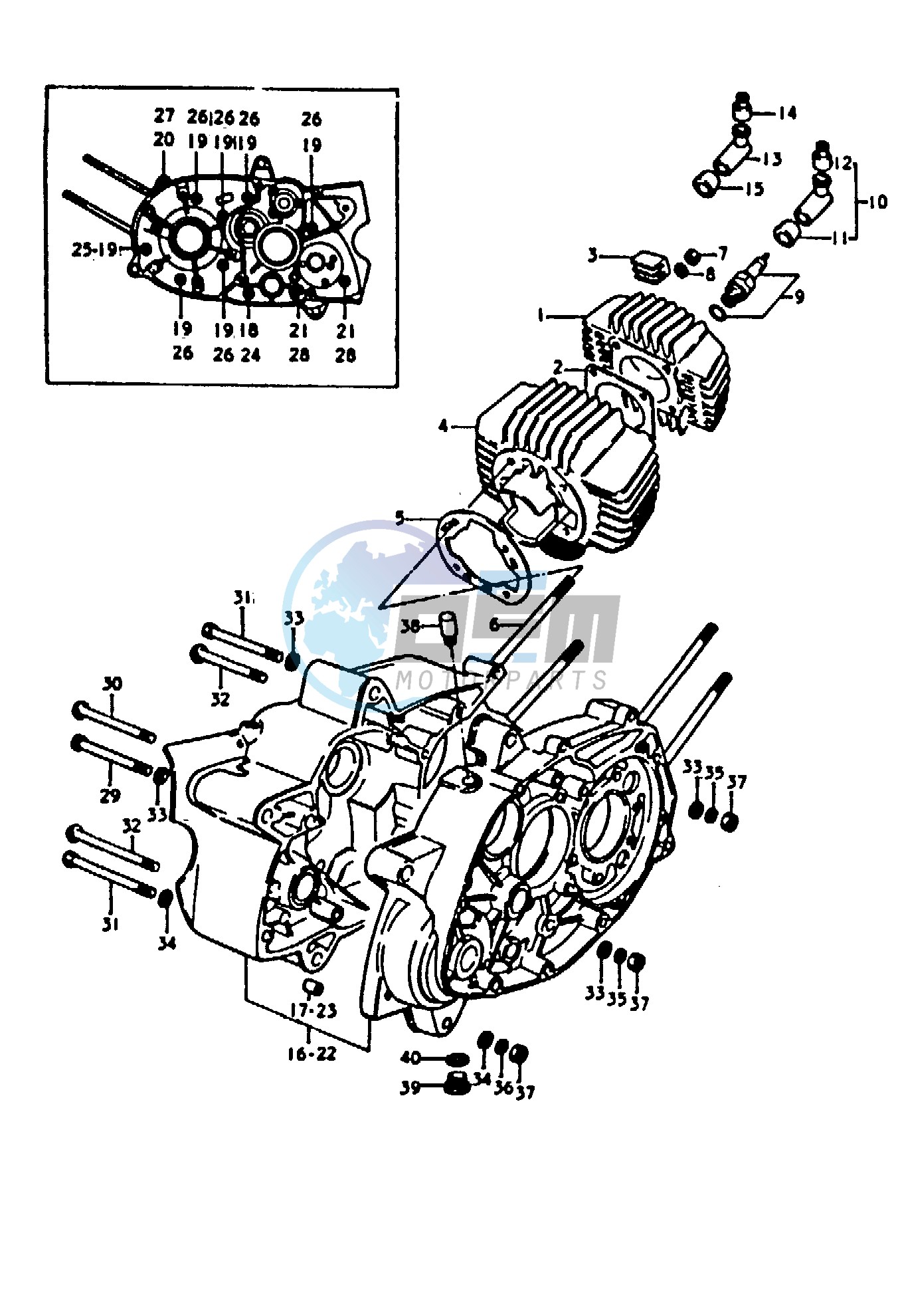 CYLINDER - CRANKCASE