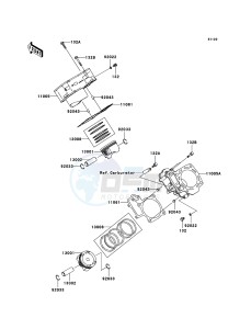 KVF750 4x4 KVF750-A1 EU GB drawing Cylinder/Piston(s)