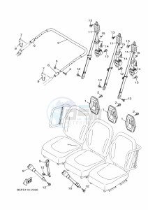 YXM700E YX70MPL (B5FP) drawing SEAT 2