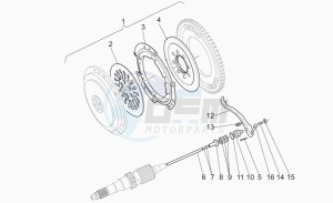 California 1100 EV PI Cat. Stone/Touring PI Cat drawing Single-plate clutch 1st series