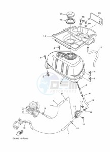 XC115F  (BL78) drawing FUEL TANK